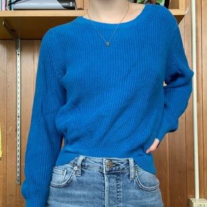 Bright Blue Sweater